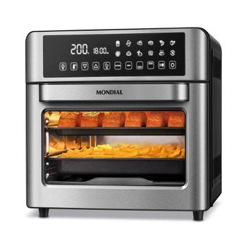Fritadeira Air Fryer Oven Mondial Digital 25L Preto 110V - Fritadeira ...