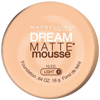 Fundação Maybelline New York Dream Matte Mousse Nude 18mL - Base Facial