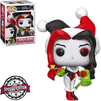 Funko Pop Arlequina Harley Quinn Wrapped Bomb 299 DC Heroes com o