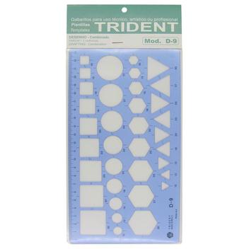 Gabarito Para Desenho Trident Combinado D-9 - Gabarito para Desenho ...