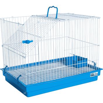Gaiola para Coelho/Porquinho da Índia - Azul Alt 42 / Larg 38 / Compr ...