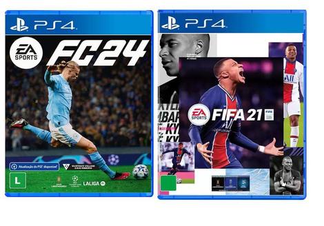 Game Fifa 21 BR + EA Sports FC 24 - Ps4 Mídia Física - Playstation - FIFA -  Magazine Luiza