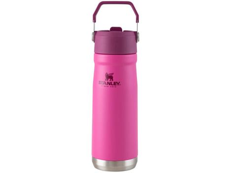 Garrafa Térmica Stanley Flip Straw Azalea 650ml - Garrafa Térmica