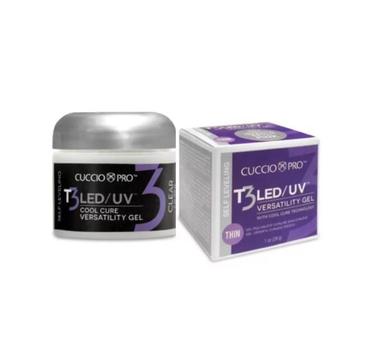 Cuccio Pro T3 LED/UV Pink Sculpting Gel - 2 Oz Bottle For Nail Extension & Building