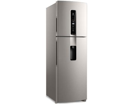 TEM Geladeira Electrolux Frost Free Inverter 409L Água na Porta