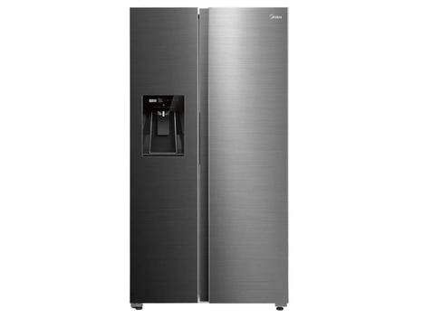 Geladeira/refrigerador 570 Litros 2 Portas Inox Side By Side - Midea - 110v - Mdrs761myd461