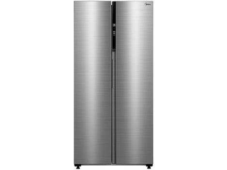 Geladeira/refrigerador 442 Litros 2 Portas Inox Side By Side - Midea - 220v - Mdrs598fga042