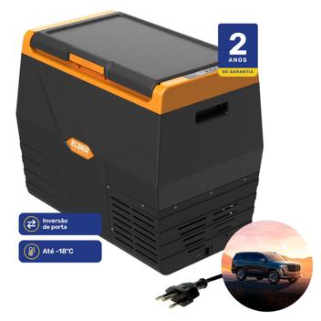 Geladeira Portátil P/Carro 35 Litros Quadrivolt 12v/24v/110v/220v Elber ...