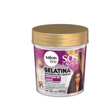 Gelatina Salon Line SOS Cachos Manteiga de Karité 400g - Creme de ...