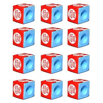 Giz Azul Para Tacos de Sinuca e Bar Giz 7 Belo - 12 Unidades - 1 Fit ...