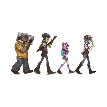 Gorillaz Hip Hop Música Rock Rapper Nordic Pop Poster Decoração De Arte