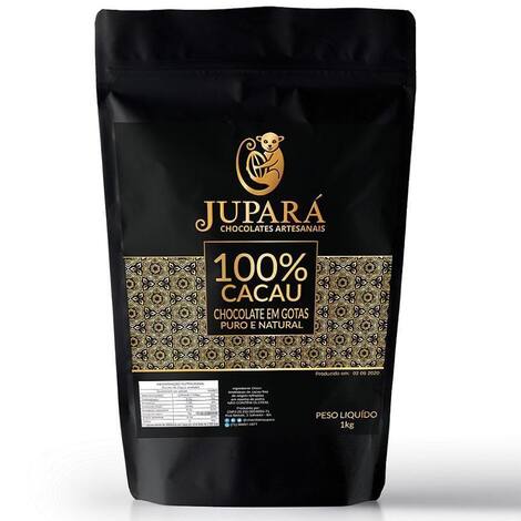 Gotas De Chocolate 100% Cacau - Puro E Natural - 1Kg - Jupará ...