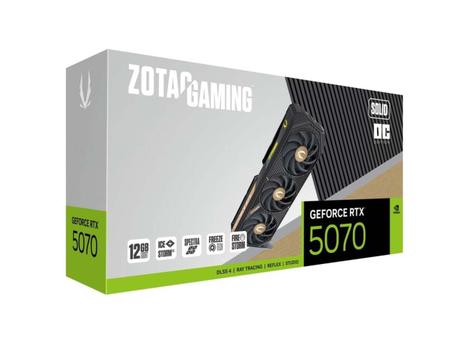 Gpu Zotac Gaming Geforce 5070 Solid OC 12GB 192BITS GDDR7 Gpu Zotac Gaming Geforce 5070 Solid OC 12GB 192BITS GDDR7