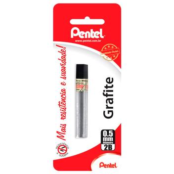 Pentel C505-F – Astuccio Da 12 Mine Hi-Polymer 0,5 Mm Durezza F, Per Portamine E Disegno Tecnico
