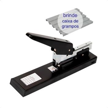 Grampeador Profissional Grande 100 Folhas Reforçado Aço - Ravara ...