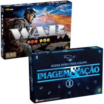 Grow Kit 4 Jogos De Tabuleiro War Todas Edições Completas Diversão -  Brinquedos de Estratégia - Magazine Luiza