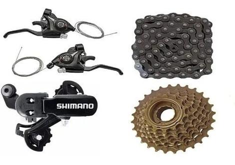 Grupo Kit Marcha Bicicleta Aro 26 E 29 Cambio Shimano 21v - Relação ...
