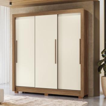 Guarda-roupa 3 Portas Correr 2 Gavetas Maringá - Santos Andirá