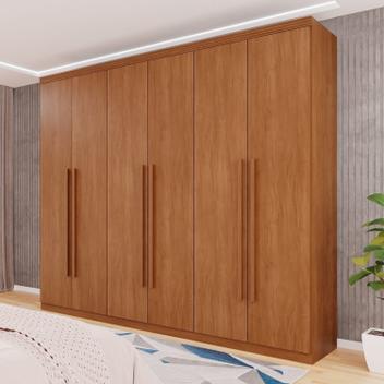 Guarda-Roupa Casal 6 Portas 6 Gavetas Florianópolis - Espresso