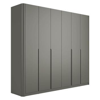 リコ　チャコールグレー　XS Guarda-Roupa Chloe (L: 276cm) 100% MDF C/ 6 Portas Grigio