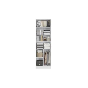 Guarda-Roupa Closet 1 Cabideiro Kappesberg Adapt Branco 71cm - Closet ...