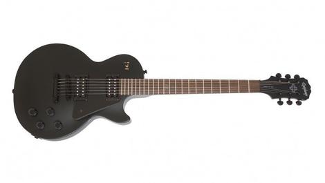 ギター Epiphone Goth Les Paul Guitarra Epiphone Les Paul Studio Gothic Satin Black - Guitarra