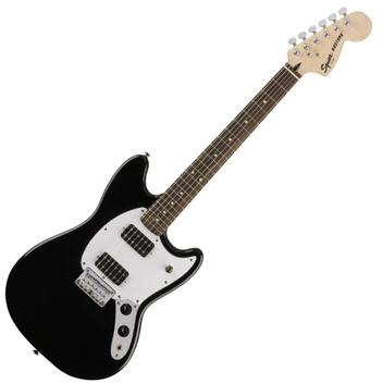 Squier Bullet Mustang エレキギター ブラック Guitarra Fender Squier Bullet Mustang Preta Brilhante com Escudo