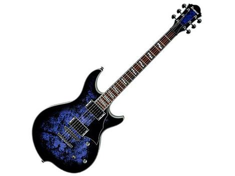 Guitarra Original Ibanez DN 520K - Preto e Roxo - Guitarra