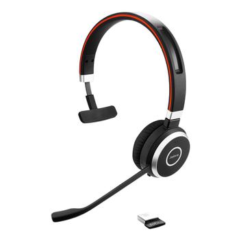 Headset mono sem fio Bluetooth e USB Evolve 65 UC Jabra  Headset