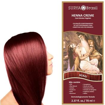 Henna Indiana Natural Creme Para Os Cabelos Surya Cores - Surya Brasil ...