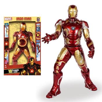 Homem De Ferro Gigante 50cm 10 Frases Sons Boneco Iron Man - Mimo Toys ...