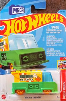 Hot Wheels Brick Rides - Brickin' Delivery (Mega Blocks Lego) - Blocos ...