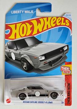 Hot Wheels Then and Now - Nissan Skyline 2000GT-R LBWK - Carrinho de ...