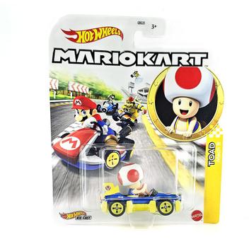 Voiture Hot Wheels Mario Kart Toad Mach 8 1:64 Mattel HDB35 - Neuf, Moulée Sous Pression, 2022