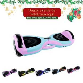 Hoverboard Skate Élétrico Bluetooth Com Led Alça Curta 6,5 Polegadas Fogo  e Água - YDTECH - Hoverboard - Magazine Luiza