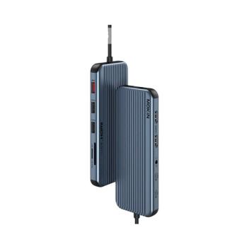 Hub USB-C 12 Em 1 Com Docking Station, HDMI 8K, USB 3.1 10Gbps, Tripla ...