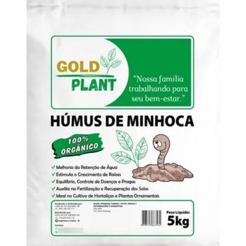 Húmus De Minhoca Adubo Orgânico Gold Plant - Adubo para Plantas ...
