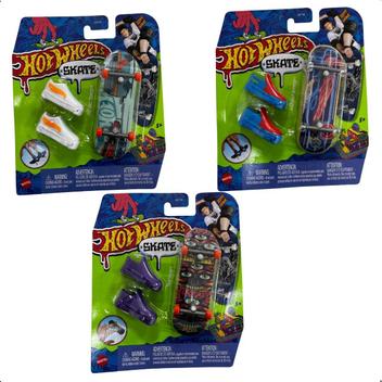 Hot Wheels Skate de Dedo com Tenis HGT46 - Mattel - Patins 4 Rodas Infantil  - Magazine Luiza