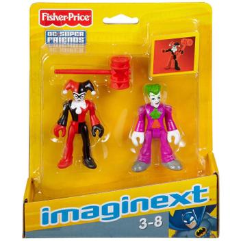 Imaginext - Batman Figuras - Coringa e Arlequina X7649 - MP Brinquedos