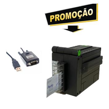 Impressora Convencional Cheque Perto Pertocheck 501s Jato de Tinta Monocromática Serial Bivolt