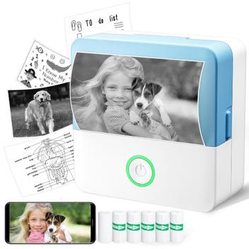 thumbnail image 2 of New57x30mm Thermal Paper Printable Sticker Printer... - Grandado 2 of 10