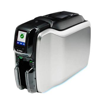 Impressora Térmica Crachá e Cartões Zebra 1 Face Zc300 Transferência Térmica Colorida Usb e Ethernet Bivolt