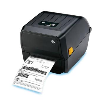 Impressora Térmica Etiqueta Zebra Zd220 Transferência Térmica Monocromática Usb Bivolt