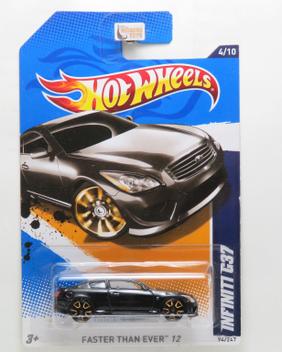 Infiniti G37 94 - 1/64 - Hot Wheels 2012 - Carrinhos de Brinquedo