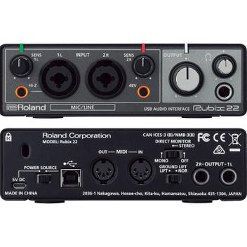 Interface de Audio Roland RUBIX22 - Interface de Áudio - Magazine