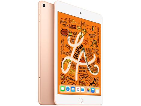 iPad Mini 7,9” 5ª Geração Wi-Fi + Cellular 64GB - Dourado - Apple