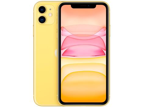 iPhone11 64GB イエロー iPhone 11 Apple 64GB Amarelo 6,1” 12MP iOS - iPhone - Magazine Luiza