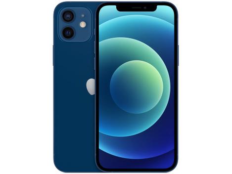 iPhone 12 Apple 64GB Azul Tela 6,1” 12MP iOS - iPhone 12