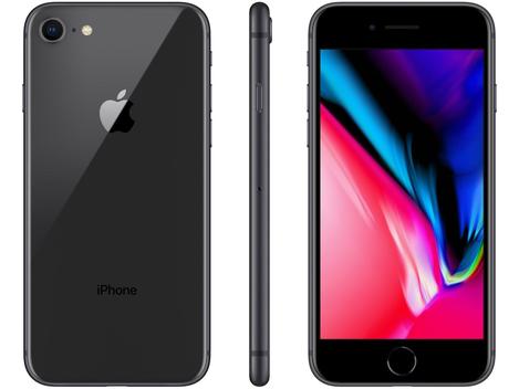 Apple iPhone 8 本体 black2台 iPhone 8 Apple 128GB Cinza Espacial Tela 4,7” - 12MP iOS - iPhone