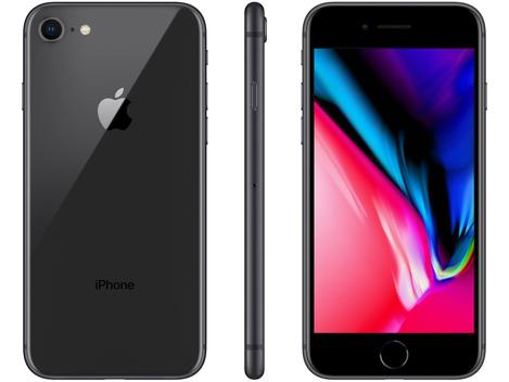 iPhone 8 Apple 128GB Cinza Espacial Tela 4,7” - 12MP iOS - iPhone